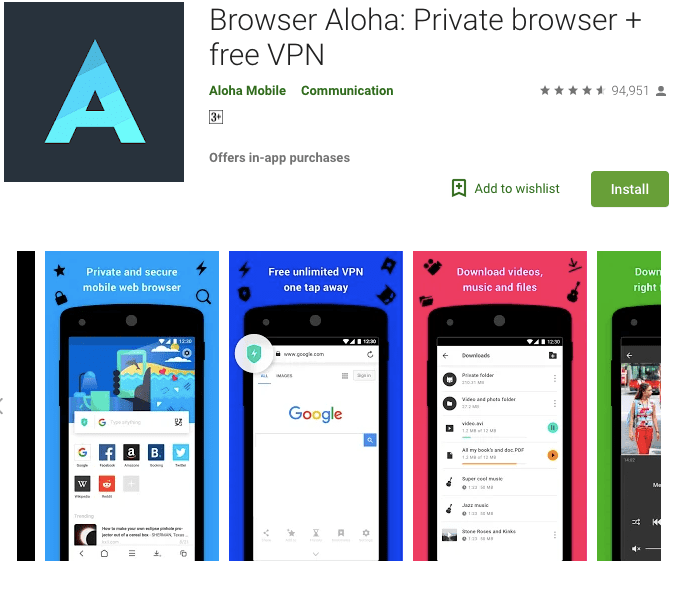 Aloha browser 4pda историю в тор браузере даркнет